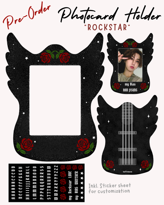 ROCKSTAR Photocard Holder [PRE-ORDER] - Hufflemoon