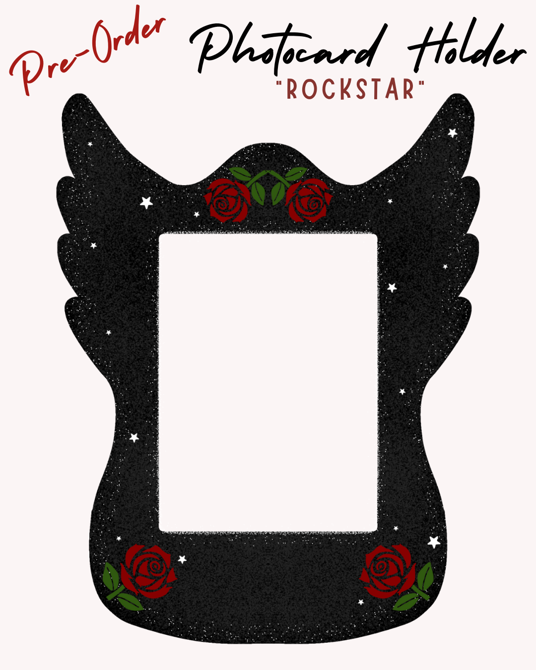 ROCKSTAR Photocard Holder [PRE-ORDER] - Hufflemoon