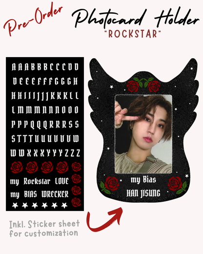 ROCKSTAR Photocard Holder [PRE-ORDER] - Hufflemoon