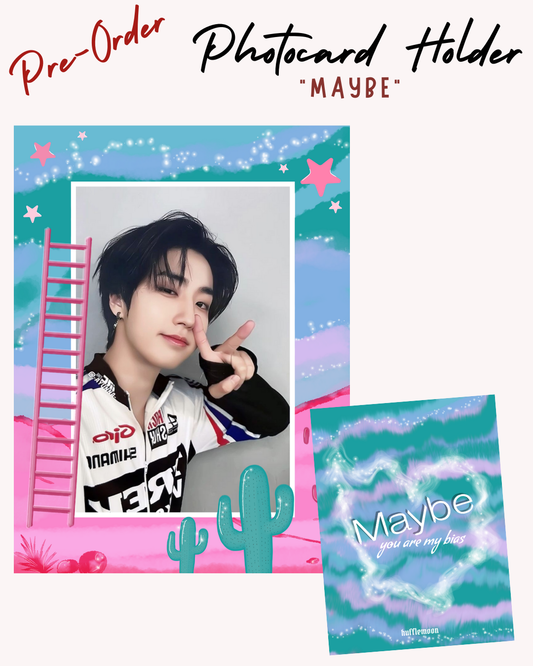 MAYBE Photocard Holder [PRE-ORDER] - Hufflemoon