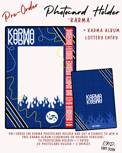 KARMA Photocard Holder + Lottery [PRE-ORDER] - Hufflemoon