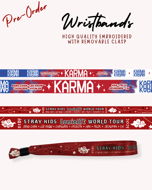 KARMA & DominATE Wristbands [PRE-ORDER] - Hufflemoon