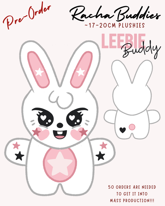 LeebieBuddy [RachaBuddies Plushies] *PRE-ORDER* - Hufflemoon