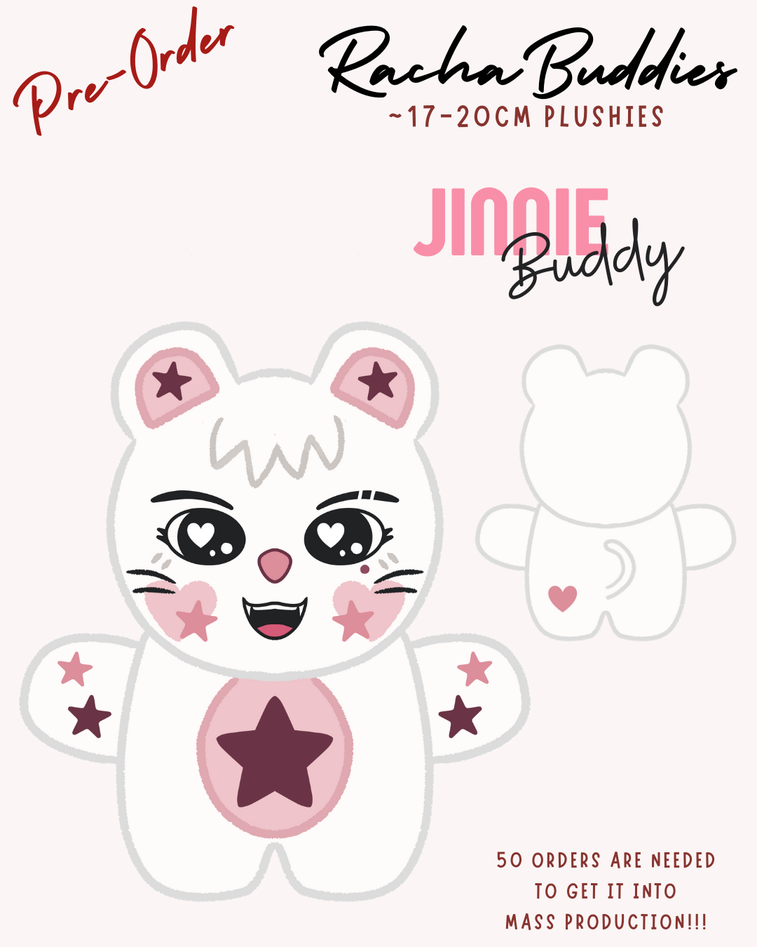 JinnieBuddy [RachaBuddies Plushies] *PRE-ORDER* - Hufflemoon