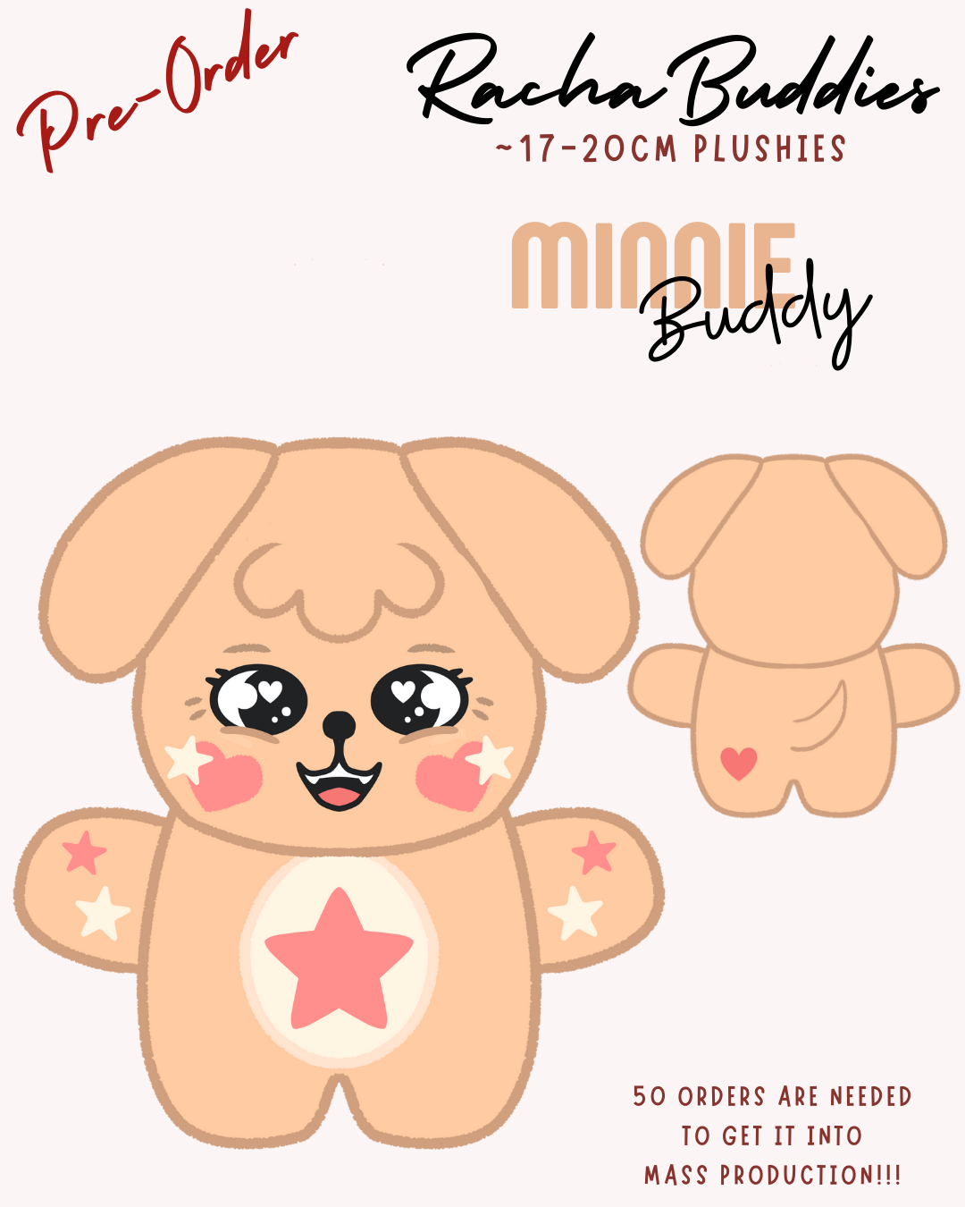 MinnieBuddy [RachaBuddies Plushies] *PRE-ORDER* - Hufflemoon