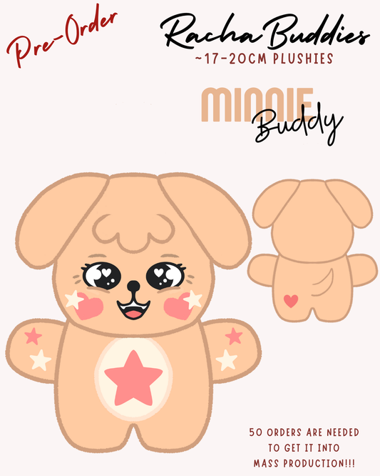 MinnieBuddy [RachaBuddies Plushies] *PRE-ORDER* - Hufflemoon