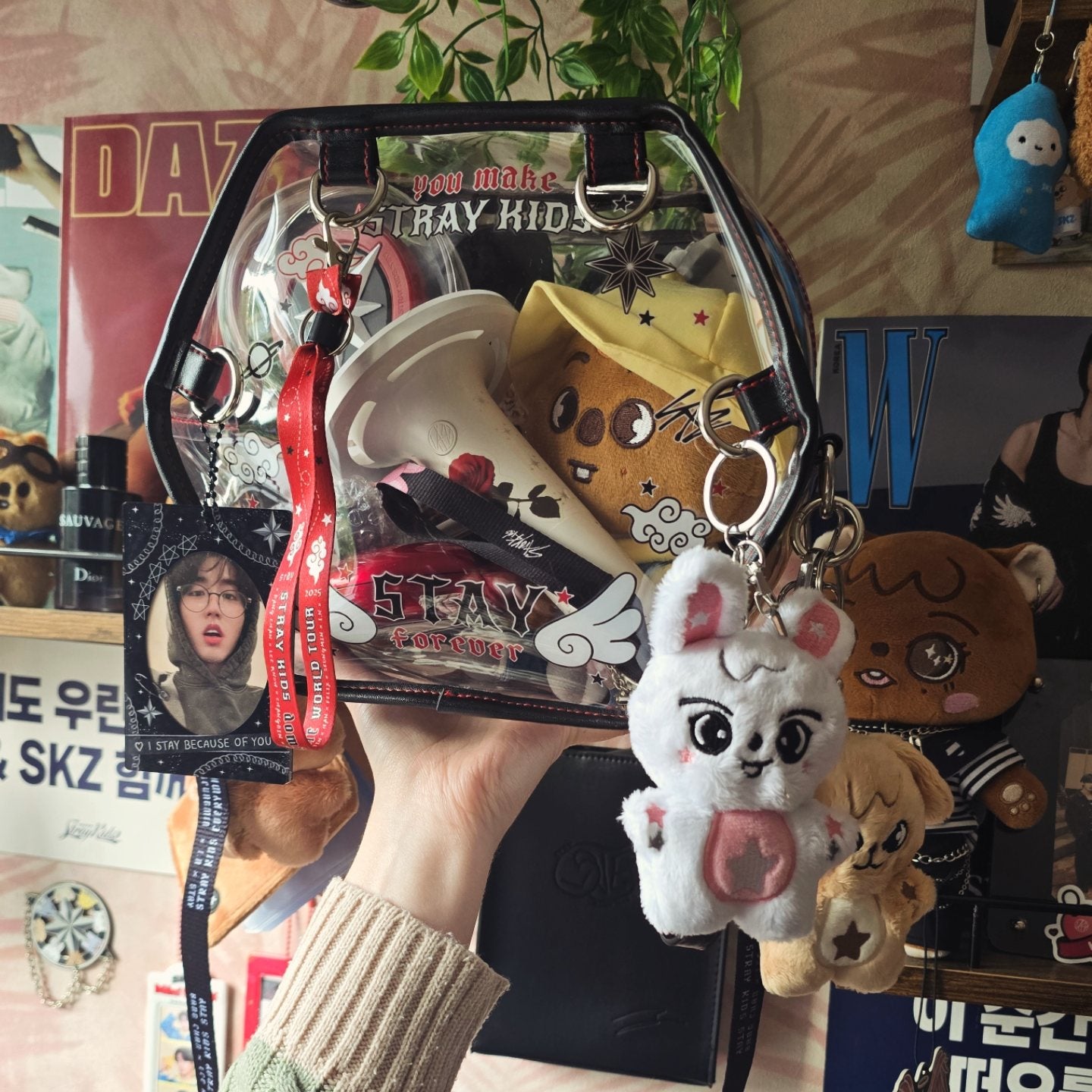 STAY FOREVER - clear bag [PRE-ORDER] - Hufflemoon